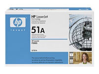 Cartucho de tner negro HP 51A LaserJet (Q7551A)